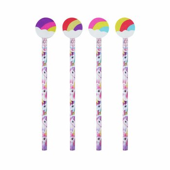 REGENBOOG / RAINBOW UNICORN POTLOOD MET GUM (24st.)
