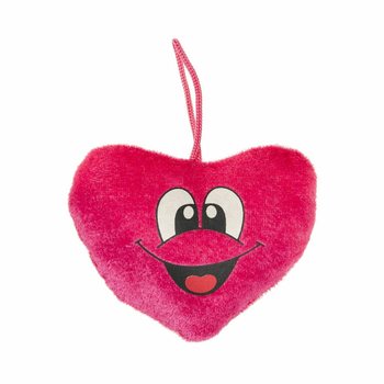 PLUCHE HARTEN MET GEZICHT - MIX (24st.)