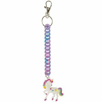 UNICORN / EENHOORN SPIRAAL SLEUTELHANGERS (24st.)