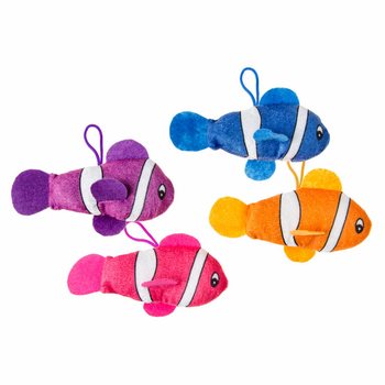 PLUCHE CLOWN VISSEN - 16 Cm.(24st.)