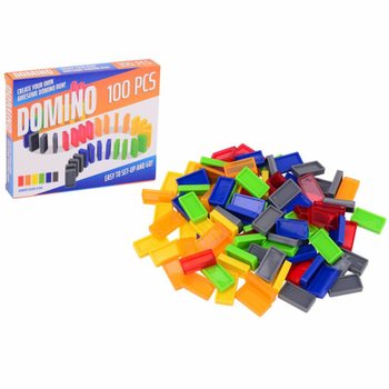 DOMINO SPEEL SET - BESTAANDE UIT: 100x DOMINO STEENTJES (1st.)