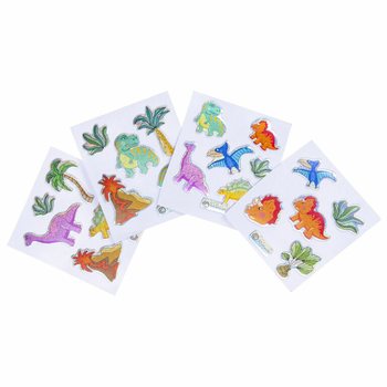 GLITTER STICKERS - MODEL: DINOSAURUS (100st.)