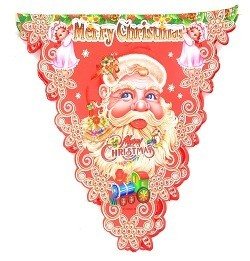 KERSTMIS VLAGGENLIJN (10st.)
