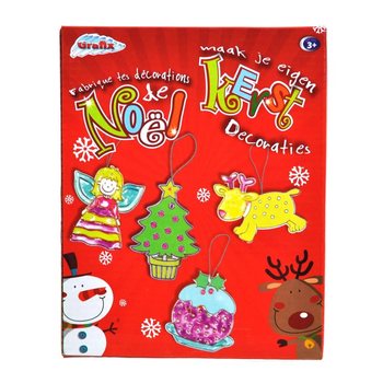 GRAFIX MAAK JE EIGEN KERSTMIS DECORATIE (12st.)