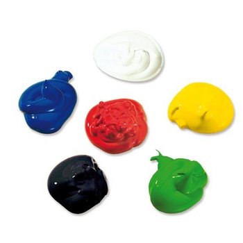 Ses Plakkaatverf Basic , 6x50ml (6 kleuren) (1st.)