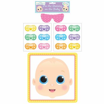 BABY SHOWER SPEL - STICK THE DUMMY GAME. (12st.)