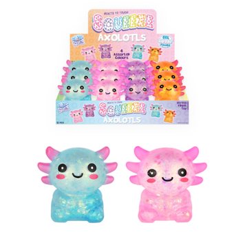 SQUEEZE AXOLOTL - MET GEL SUGAR VULLING - IN DISPLAY (12st.)