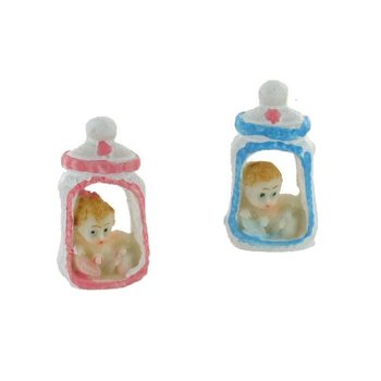 GEBOORTE TAARTTOPPER - BABY IN FLESJE 5.5 CM (12st.)