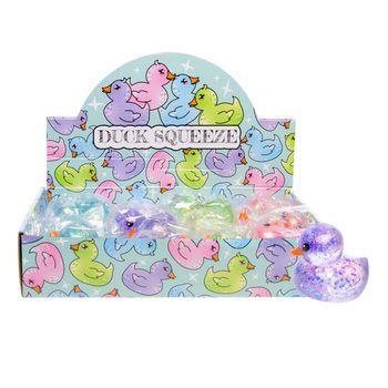 SQUEEZE DUCK EEND - MIX KLEUREN - IN DISPLAY (12st.)