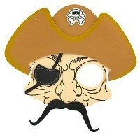 FOAM PIRATENMASKER (12st.)