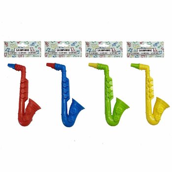 SAXOPHONE - 16 CM HOOG - MIX KLEUREN (12st.)