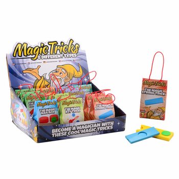 MAGIC TRICKS - MIX GOOCHELTRUCS IN DISPLAY, 8 VERSCHILLENDE TRUCS (24st.)