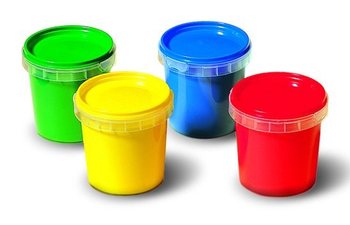 Ses Vingerverf, Verfset 4x150ml (4 Kleuren) (1st.)