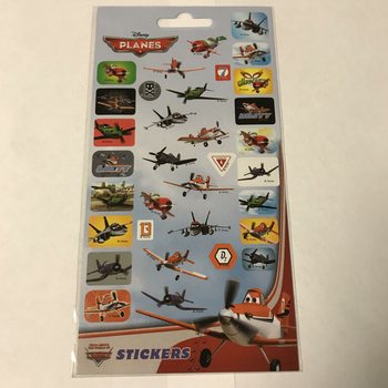 STICKERVEL: DISNEY PLANES,  Afm. 20 x 10 Cm. (10st.)