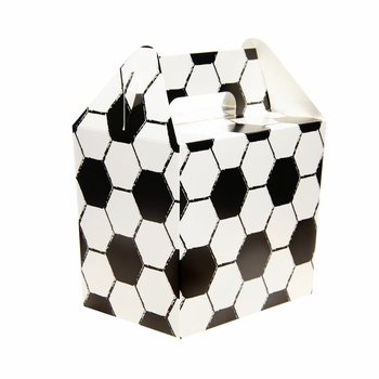 MENUBOX / TRAKTATIEDOOSJE VOETBAL 14x10x17 Cm. (12st.)