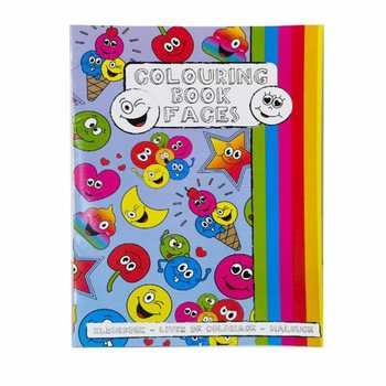 A4 - SMILEY KLEURBOEK  21x28 Cm, MET STICKERS (12st.)
