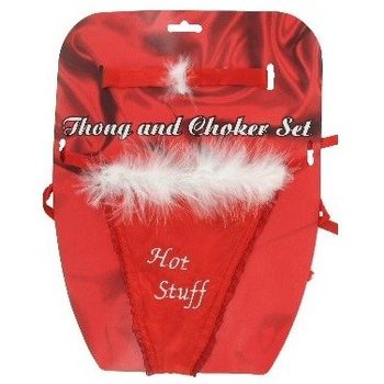 SEXY STRING EN CHOKER OP KAART (12st.)