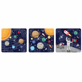 PUZZEL - SPACE / RUIMTE - 13 x 12 CM. IN DISPLAY (108st.) 