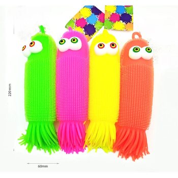 PUFFER BAL OCTOPUS - 20CM LANG - IN DISPLAY (12st.)