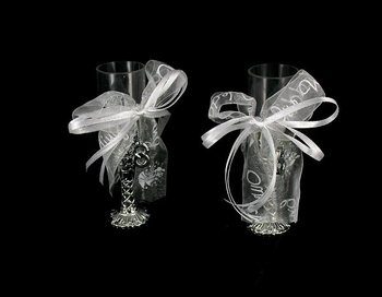 DECORATIE CHAMPAGNEGLAZEN (6st.)