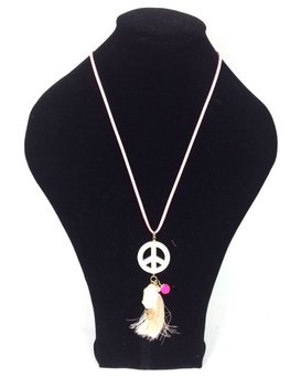 IBIZA LOOK HALSKETTING ZALM PEACE BUDDHA (1st)