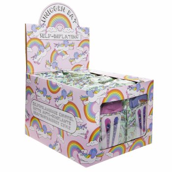 ZELFOPBLAASBARE KNUPPEL - 49x13CM - MODEL: UNICORN / EENHOORN - IN DISPLAY (48st.)