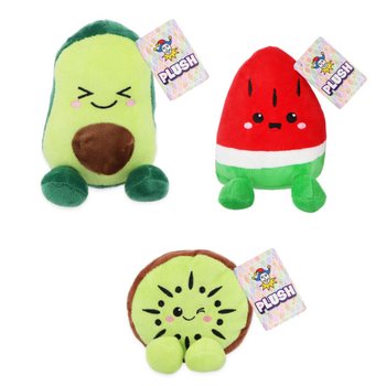 PLUCHE FRUIT - 15CM HOOG - MIX DESIGN (12st.)
