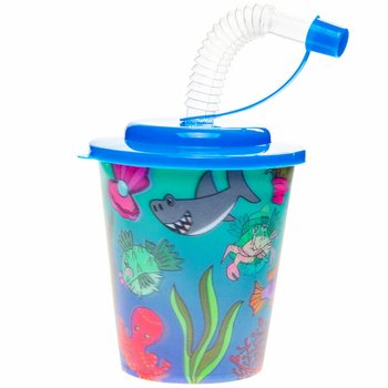 DRINKBEKER / IJSBEKER MET RIETJE – ZEEDIEREN (12st.)