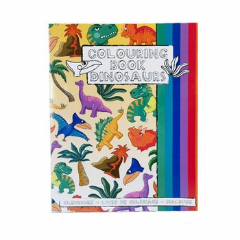 A4 - DINOSUARUS KLEURBOEK 21x28 Cm, MET STICKERS (12st.)
