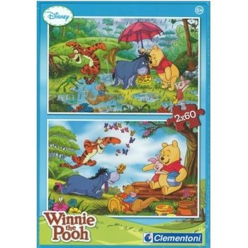 CLEMENTONI PUZZEL DISNEY WINNIE THE POOH 2 X 60 STUKJES (6st.)