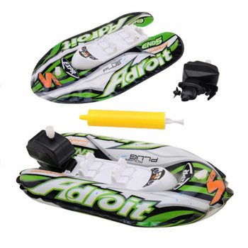 OPBLAASBARE SPEEDBOAT MET OPWIND MOTOR OP KAART (6st.)