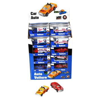 DIE CAST METALEN VOERTUIGEN IN DISPLAY (36st.)