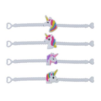 UNICORN / EENHOORN KINDER SILICONE ARMBANDEN (100st.)