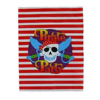 10 VERJAARDAGSZAKJES - PIRATE PARTY (6sets.)