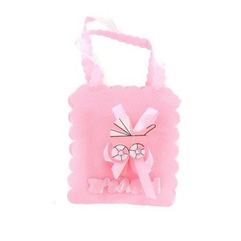 GEBOORTE TASJE VOOR TRAKTATIES - ROZE KINDERWAGEN (12st.)
