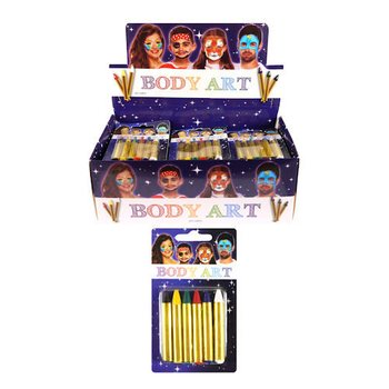 KINDER SMINK SET, 6 KLEUREN IN DISPLAY (24st.)