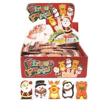 VINGER FIGUREN &ndash; MODEL: XMAS KERST  FIGUREN (96st.)
