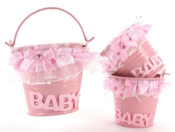 DECORATIE EMMER - BABY ROZE (12st.)