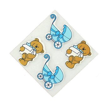 DECORATIE STICKERS - BABY BLAUW (20st.)