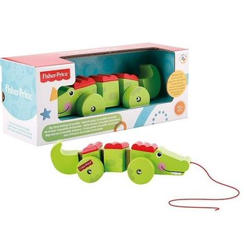 FISHER-PRICE MIJN EERSTE BEWEGENDE KROKODIL VAN HOUT (2st.)