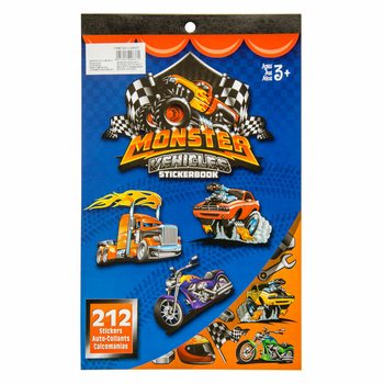 212-DELIGE MONSTER TRUCK STICKERBOEK (12st.)