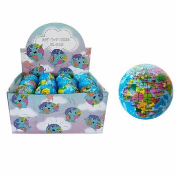 WERELDBOL - STESS BALLEN IN DISPLAY (24st.)