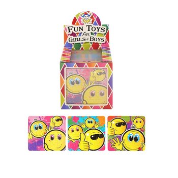 PUZZEL – SMILEY, 13 x12 Cm. IN DISPLAY (108st.)