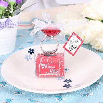 TROUWRING BRUILOFT BEDANKJE IN GIFTBOX (6st.)