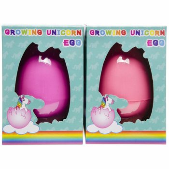 XXL UNICORN / EENHOORN GROEI EI  10x8x15 Cm. (6st.)