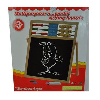 GROTE MULTIFUNCTIONEEL HOUTEN MAGNETISCH SCHRIJFBORD (1st.)