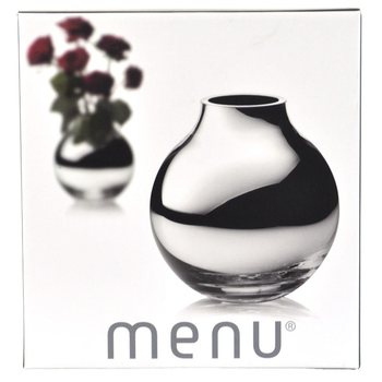 MENU RONDE VAAS ZILVER