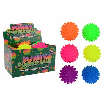 FUNNY PUFFER SPIKE BALL IN DISPLAY (12st.)
