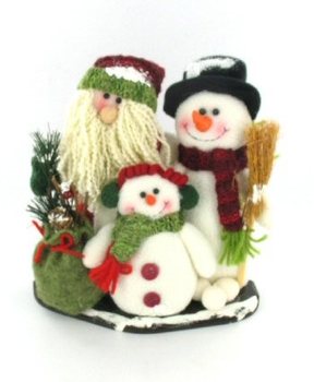 LUXE KERSTMIS DECORATIE FAMILIE (1st.)
