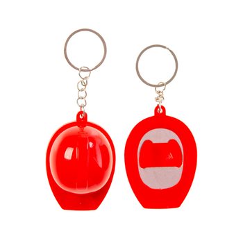 Bouwhelm Sleutelhanger met Bieropener - Mix Kleuren (48st.)